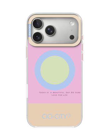 Калъф CiCi Candy Pastel MagSafe Apple iPhone 16 Pro Max /розово-жълт/