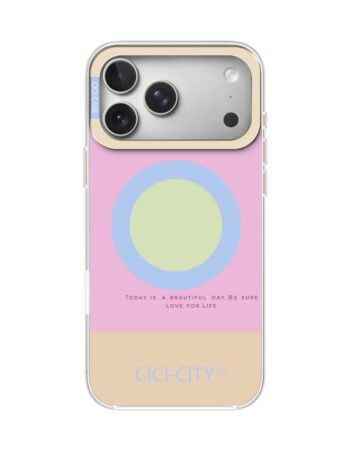 Калъф CiCi Candy Pastel MagSafe Apple iPhone 16 Pro /розово-жълт/