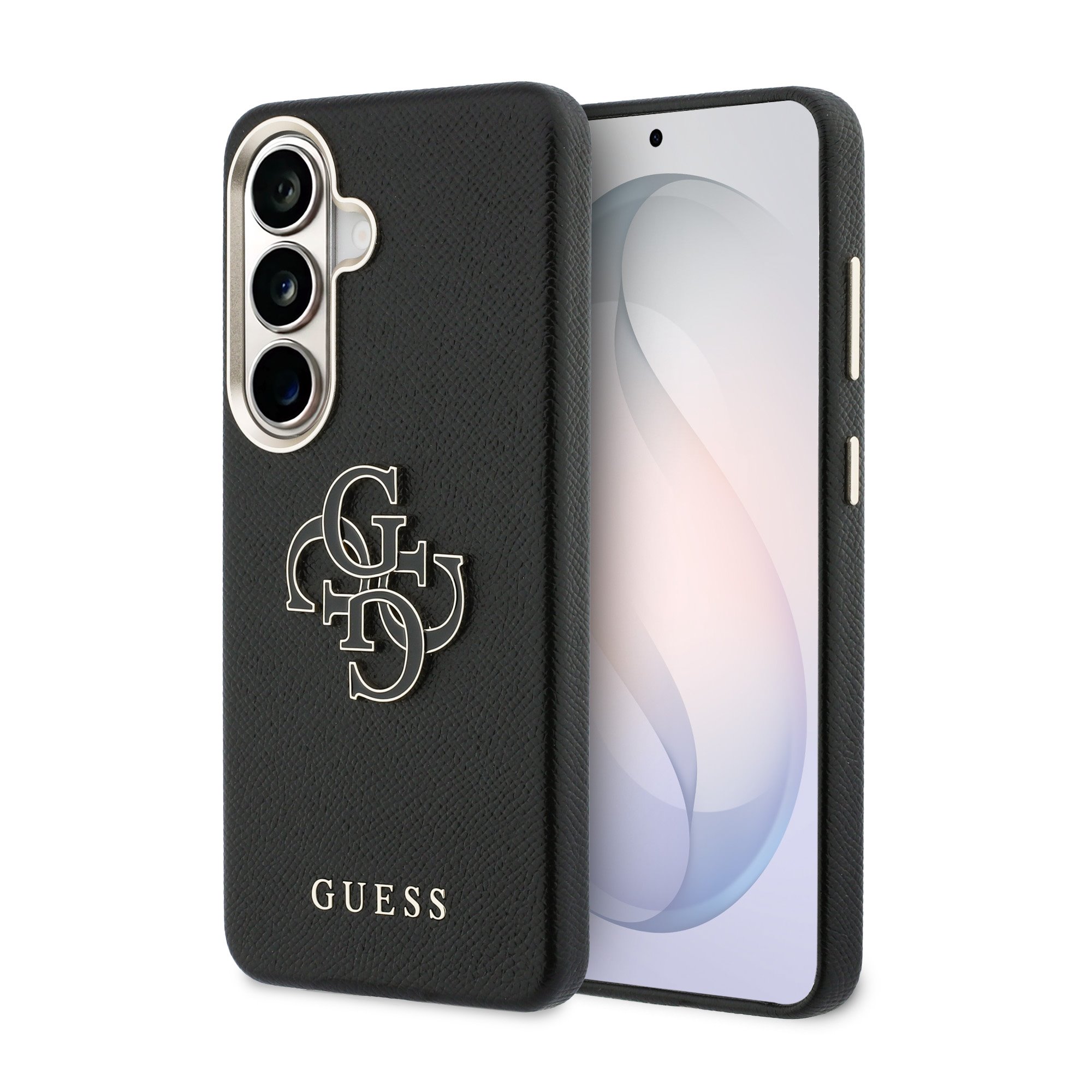 GUESS Калъф Samsung S26, PU 4G Resin Metal Logo Case /черен/ - GUHCS26S5PS4RGGK