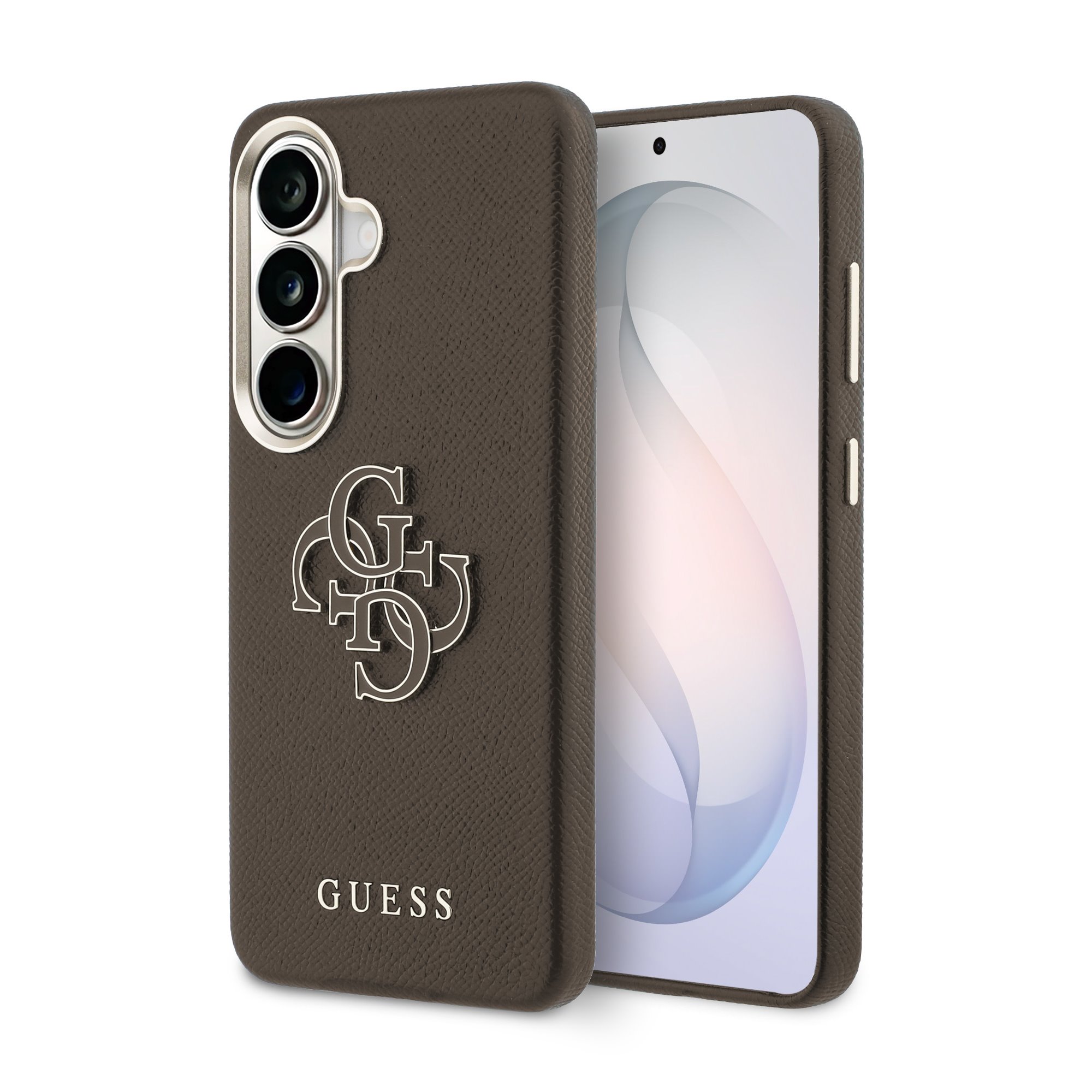GUESS Калъф Samsung S26, PU 4G Resin Metal Logo Case /кафяв/ - GUHCS26S5PS4RGGW