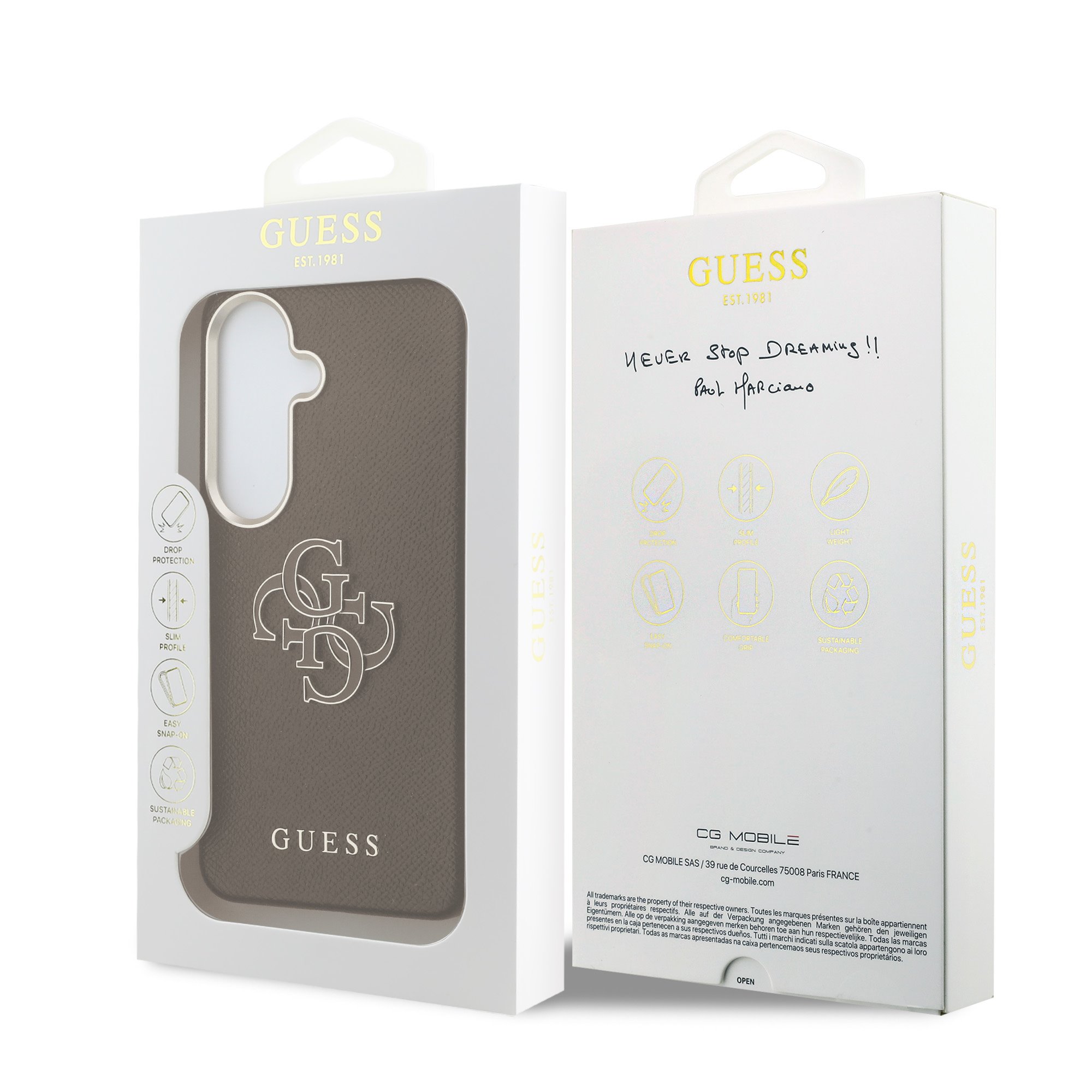 GUESS Калъф Samsung S26, PU 4G Resin Metal Logo Case /кафяв/ - GUHCS26S5PS4RGGW – снимка 2