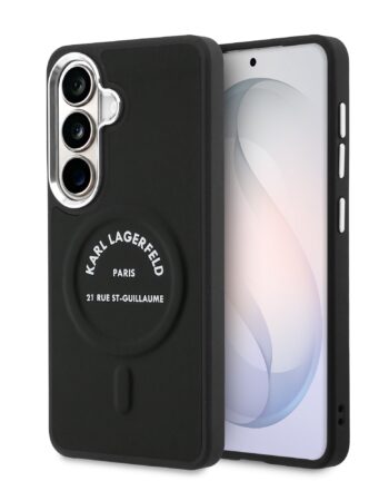 Karl Lagerfeld Калъф Samsung S26, PU RSG Logo MagSafe /черен/ - KLHMS26SPSKRSGEK