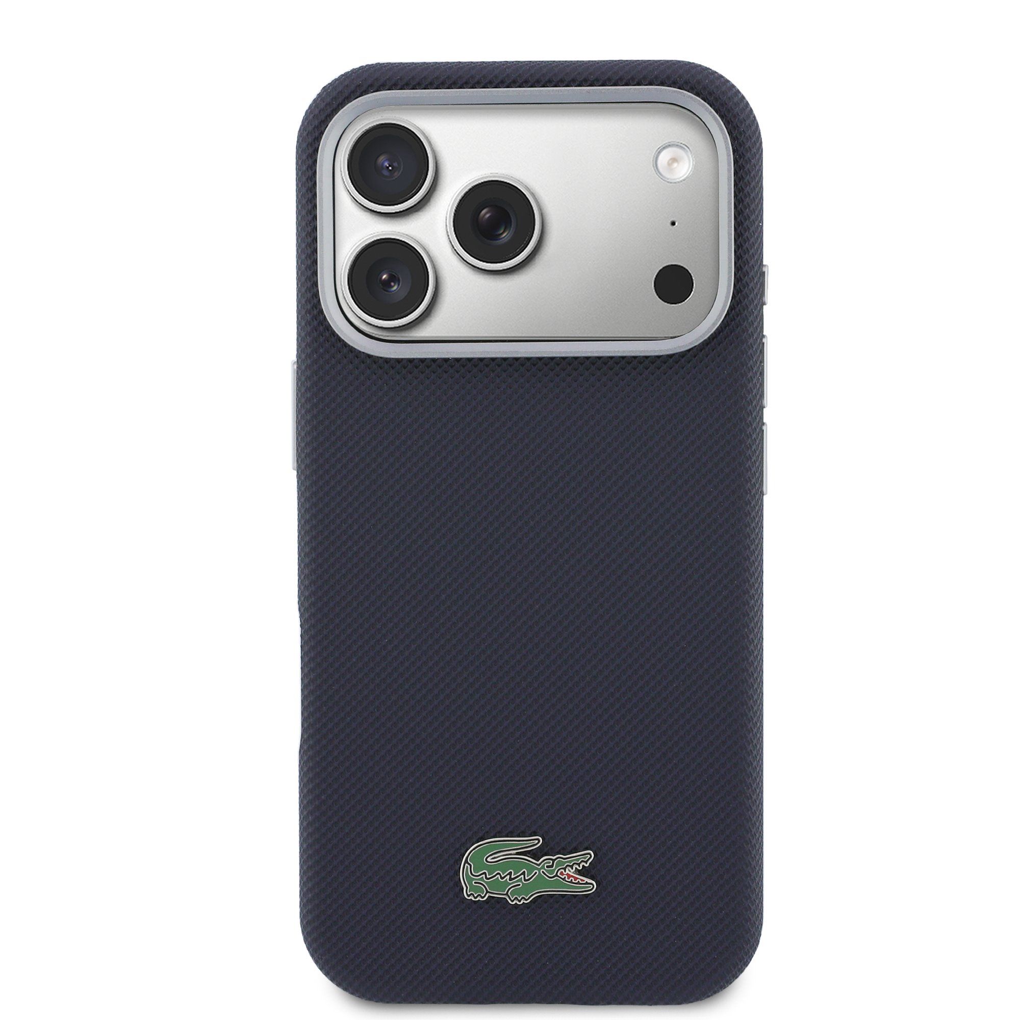 LACOSTE Калъф Apple iPhone 17 Pro, PVC Petit Pique Semi Wrap MagSafe /тъмносин/ - LCSCMP17LPLAV – снимка 3