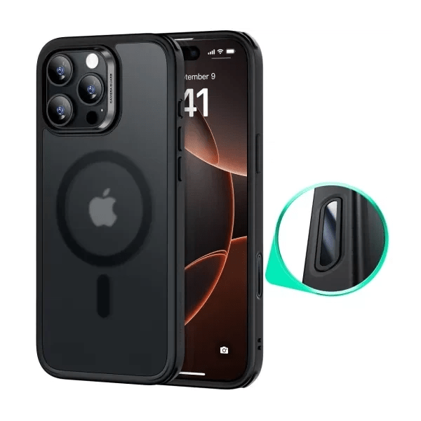 ESR Калъф Classic Hybrid iPhone 16 Pro, MagSafe + Camera control cover /черен/