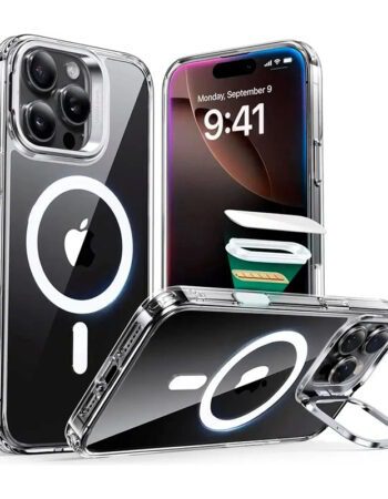 ESR Калъф Classic Hybrid iPhone 16 Pro, MagSafe + Camera contrоl cover /стойка /прозрачен/