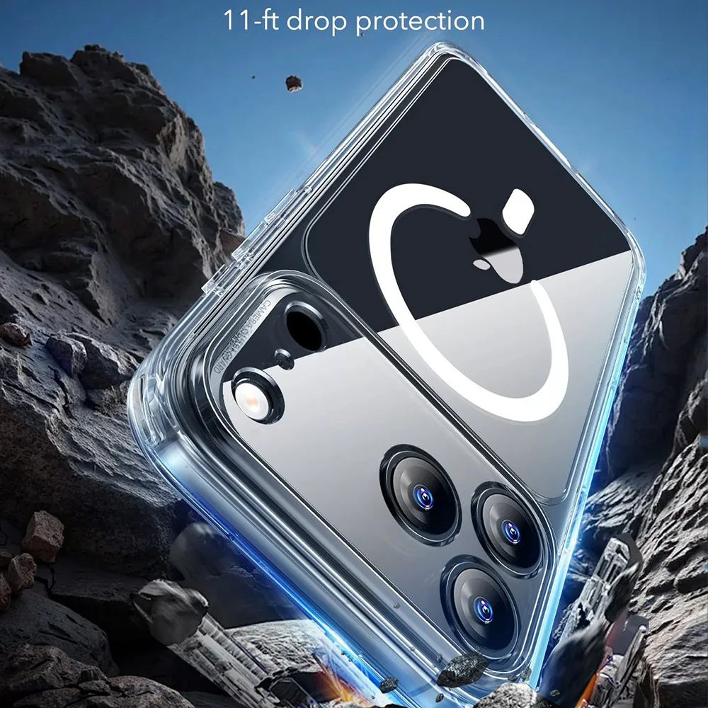 ESR Калъф Classic Hybrid iPhone 17 Pro, MagSafe + Camera control cover /прозрачен/ – снимка 3