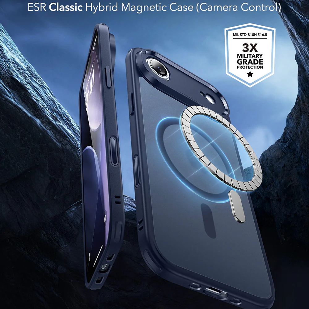 ESR Калъф Classic Hybrid iPhone 17 Air, MagSafe + Camera control cover /син/ – снимка 2