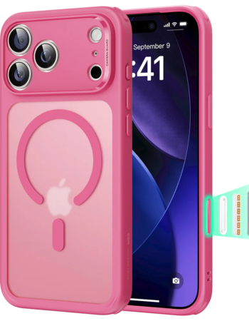 ESR Калъф Classic Hybrid iPhone 17 Pro, MagSafe + Camera control cover /розов/