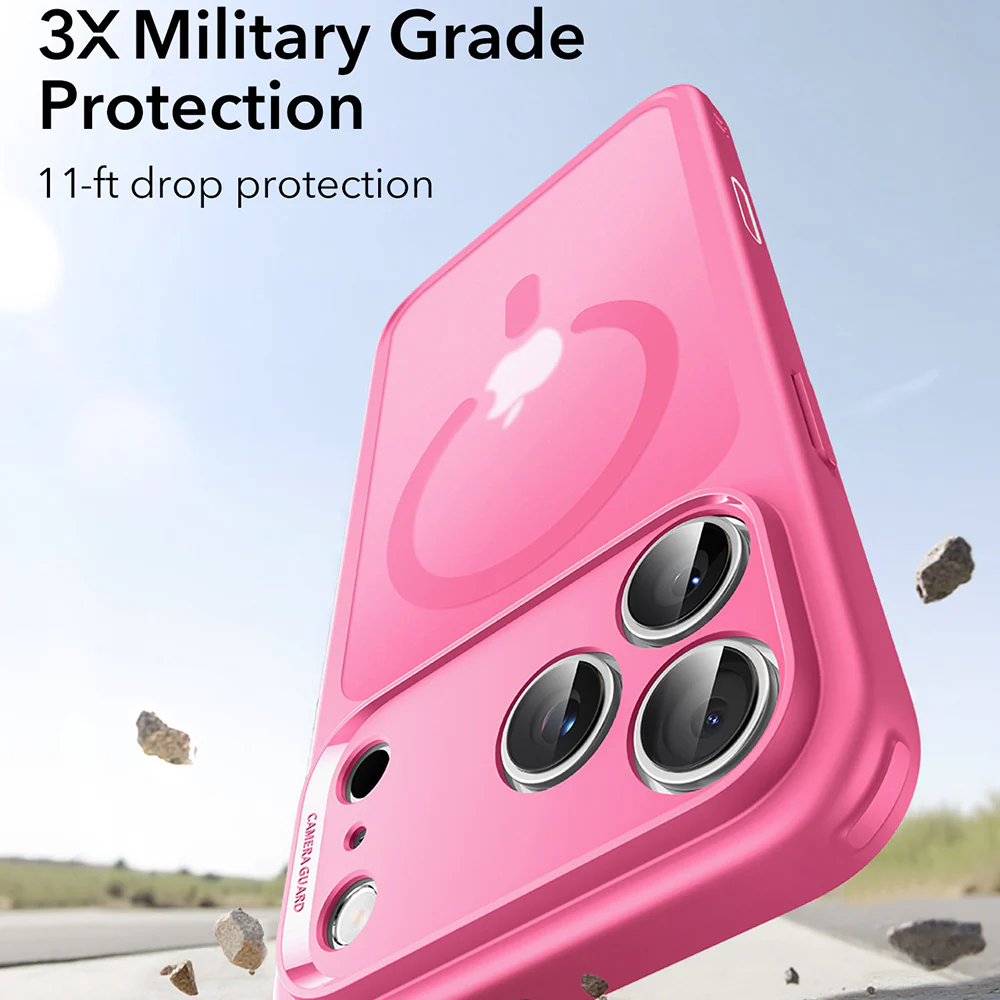 ESR Калъф Classic Hybrid iPhone 17 Pro, MagSafe + Camera control cover /розов/ – снимка 3