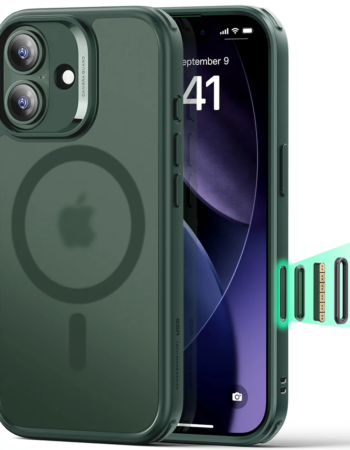 ESR Калъф Classic Hybrid iPhone 17, MagSafe + Camera control cover /зелен/ Amazon pack