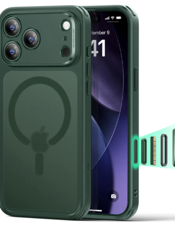 ESR Калъф Classic Hybrid iPhone 17 Pro Max, MagSafe + Camera control cover /зелен/ Amazon pack