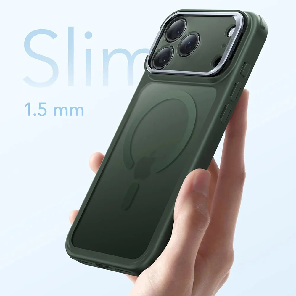 ESR Калъф Classic Hybrid iPhone 17 Pro Max, MagSafe + Camera control cover /зелен/ Amazon pack – снимка 3