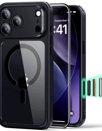 ESR калъф + стъкло Classic Hybrid за iPhone 17 Pro, MagSafe, Camera Control /прозрачен/черен/