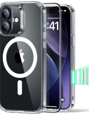 ESR калъф + стъкло Classic Hybrid за iPhone 17, MagSafe, Camera Control /прозрачен/