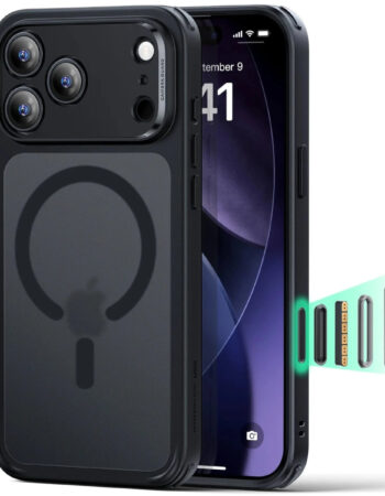 ESR Калъф Classic Hybrid iPhone 17 Pro, MagSafe + Camera control cover /черен/ Amazon pack