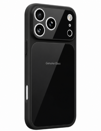 Калъф GENUINE-Glass MagSafe Apple iPhone 17 Pro Max /черен/