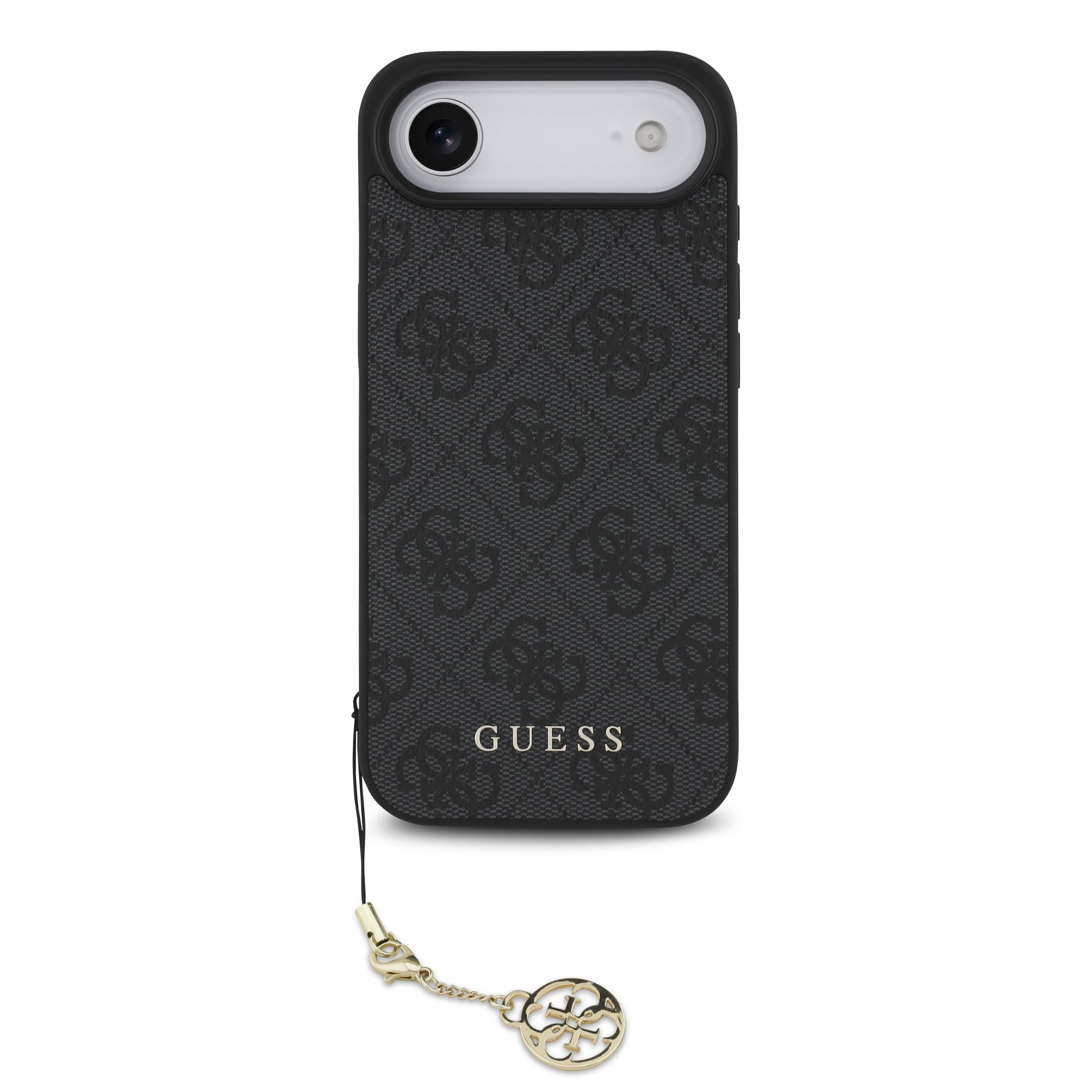 GUESS Калъф Apple iPhone 17 Air, 4G Charm Tone on Tone MagSafe, сив - GUHMP17MGF4GCK – снимка 2