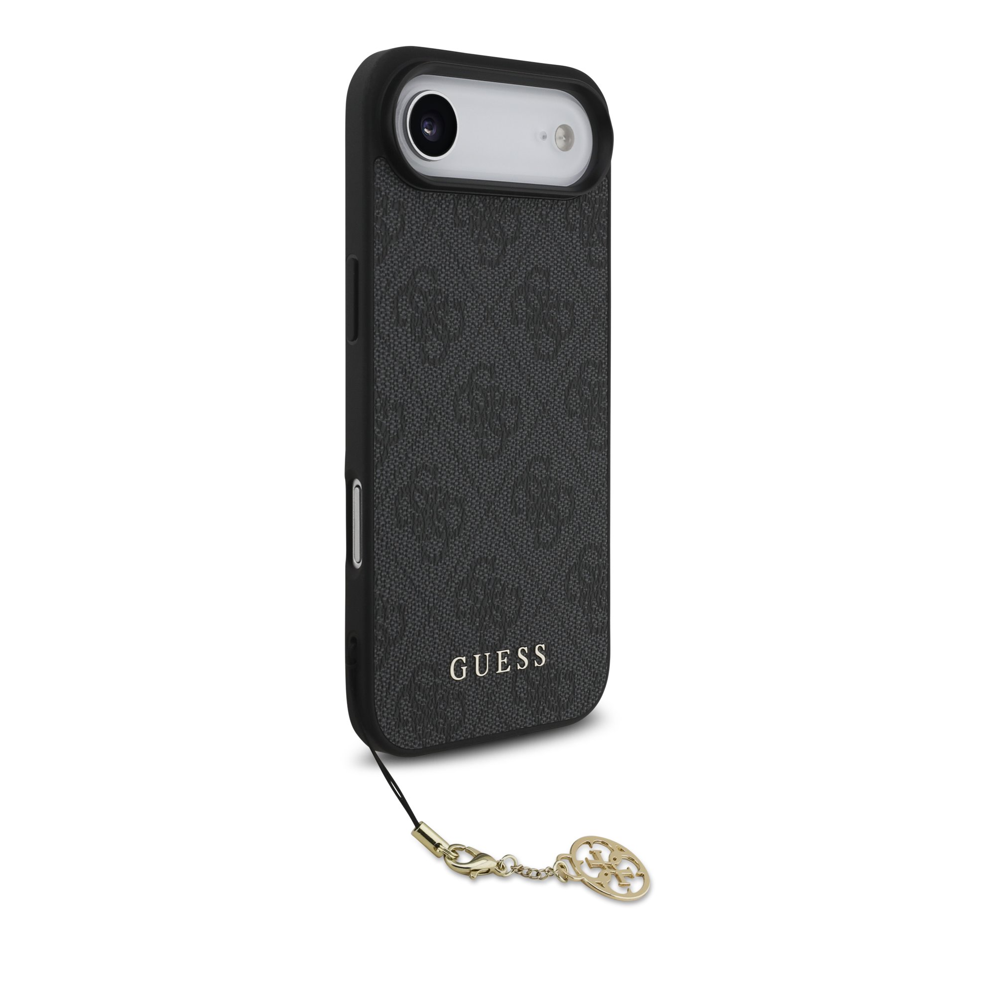 GUESS Калъф Apple iPhone 17 Air, 4G Charm Tone on Tone MagSafe, сив - GUHMP17MGF4GCK – снимка 3