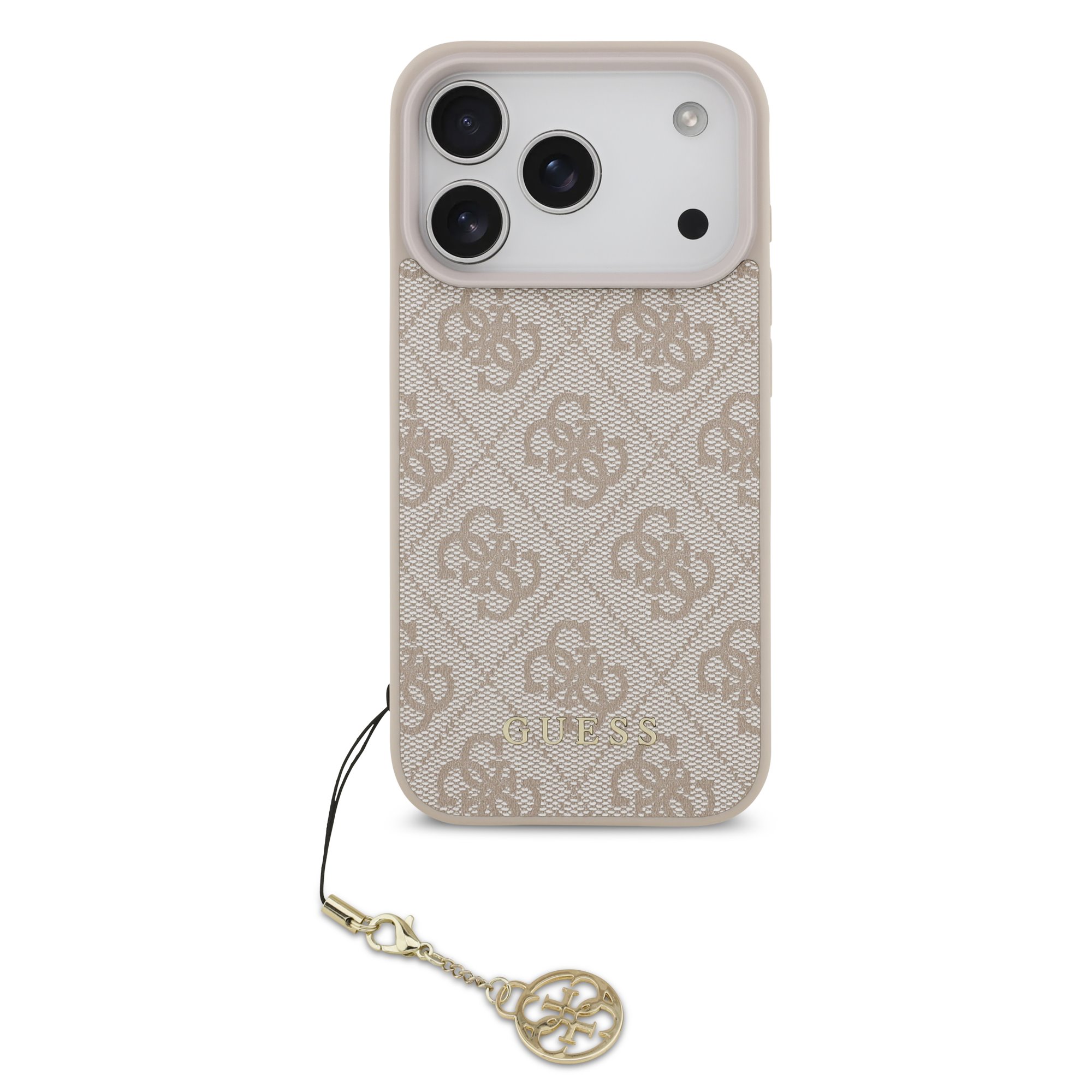 GUESS Калъф Apple iPhone 17 Pro Max, 4G Charm Tone on Tone MagSafe, розов - GUHMP17XGF4GCP – снимка 2