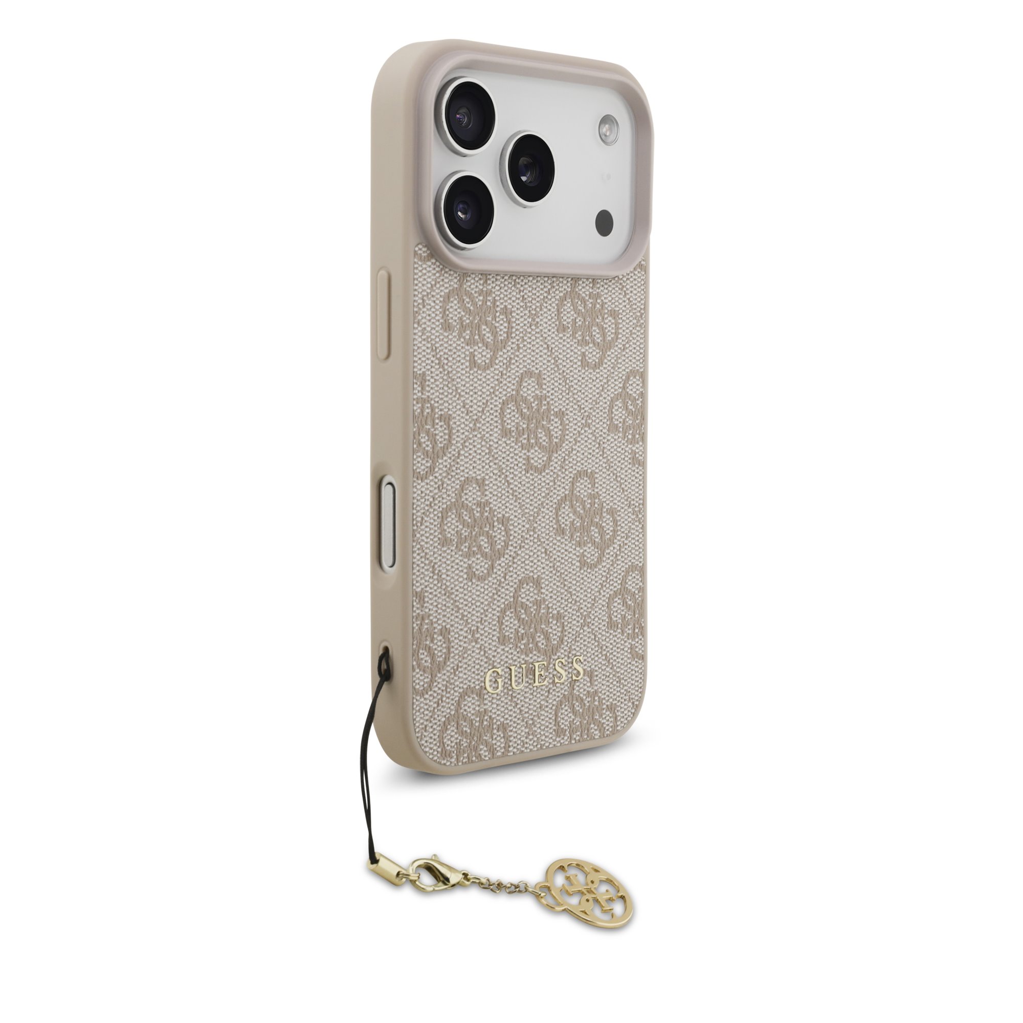 GUESS Калъф Apple iPhone 17 Pro Max, 4G Charm Tone on Tone MagSafe, розов - GUHMP17XGF4GCP – снимка 3
