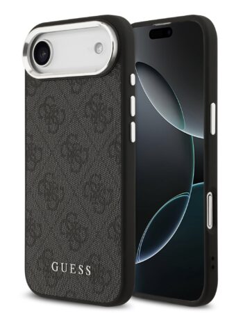 GUESS Калъф Apple iPhone 17 Air, 4G MagSafe, черен - GUHMP17MP4GSSMCK