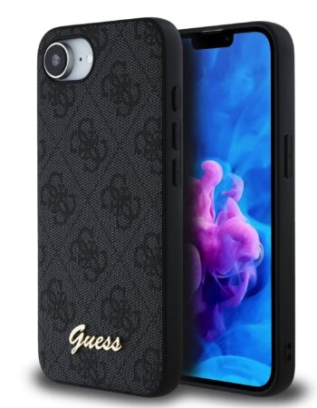 GUESS Калъф Apple iPhone 16e/17e, 4G Case, сив - GUHMPSE4HG4SHK