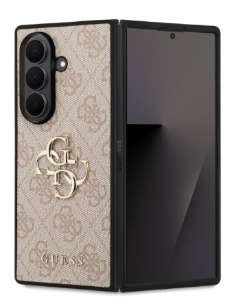 GUESS Калъф Samsung Z Fold 7, PU 4G Metal Logo, розов - GUHCZFD74GMGPI