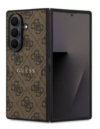 GUESS Калъф Samsung Z Fold 7, PU Leather 4G Colored Ring MagSafe, кафяв - GUHMZFD7P4MSEGCW