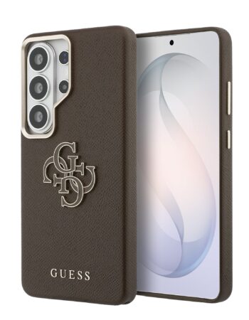 GUESS Калъф Samsung S26 Ultra, PU 4G Resin Metal Logo /кафяв/ - GUHCS26L5PS4RGGW