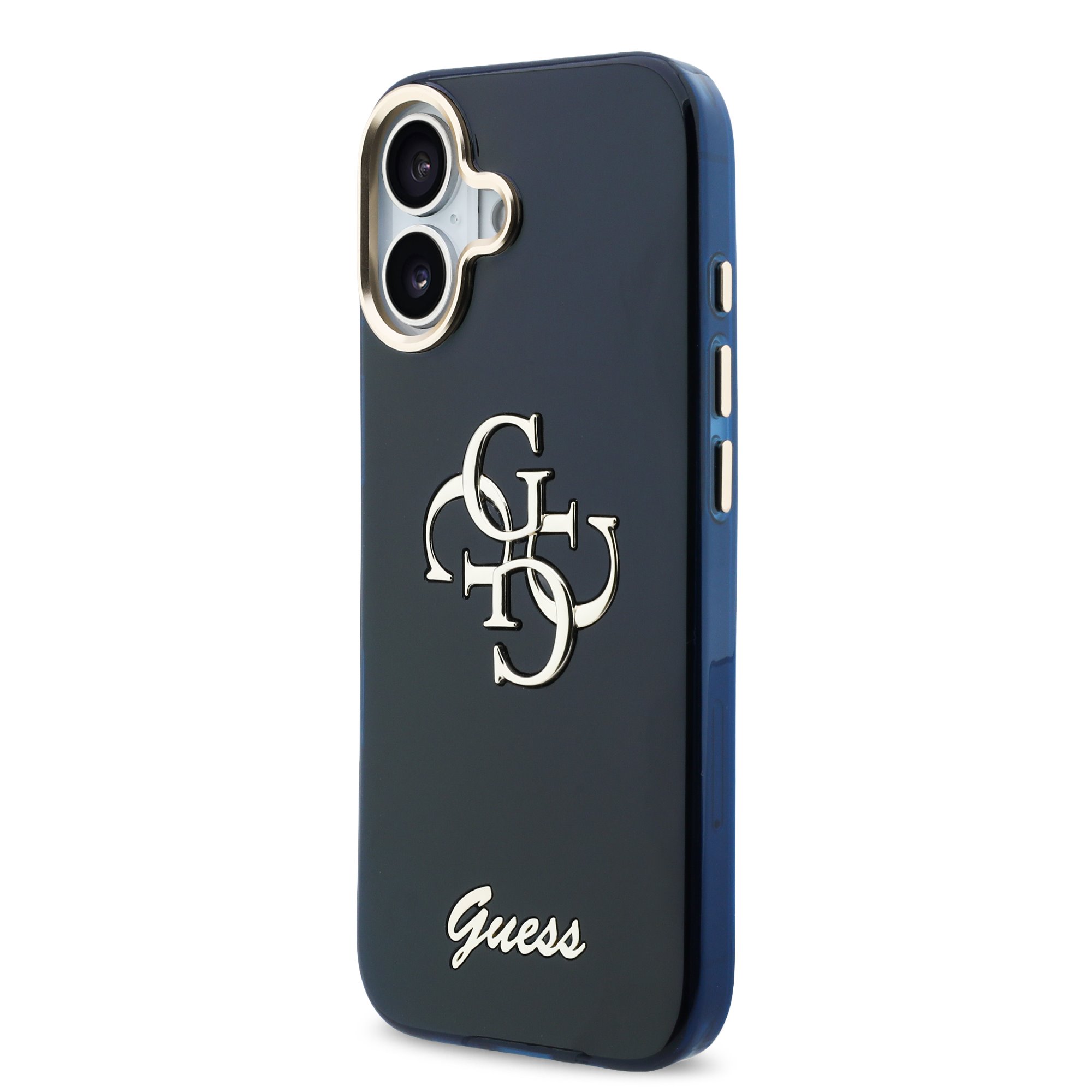 GUESS Калъф Apple iPhone 17, IML 4G Script Metal Logo /син/ - GUHCP17S5HC4MLSB – снимка 3