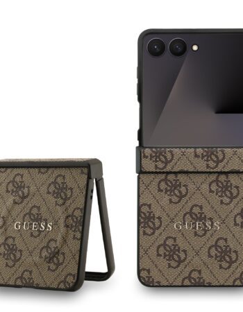 GUESS Калъф Samsung Z Flip 7,PU Leather 4G Colored Ring MagSafe, кафяв - GUHMZF7P4MSEGCW