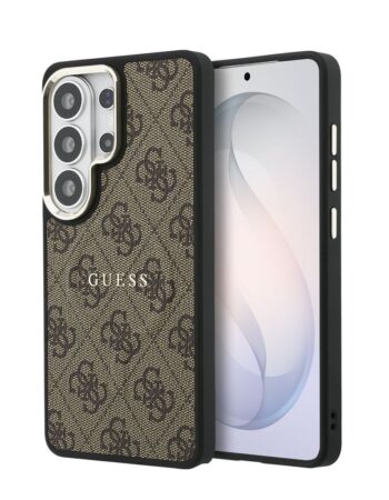 GUESS Калъф Samsung S26 Ultra, PU Leather 4G Gold Frame MagSafe /кафяв/ - GUHMS26LP4MSEGCW