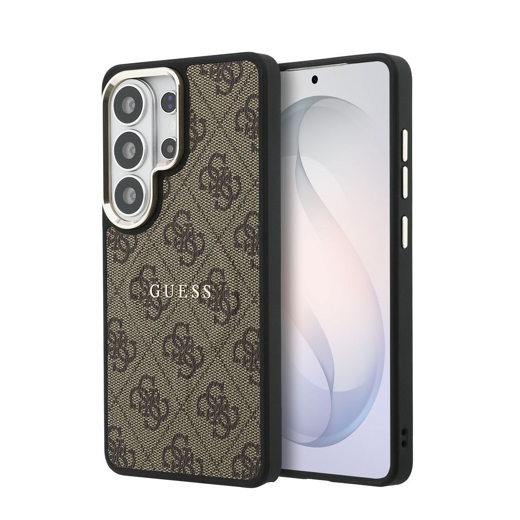 GUESS Калъф Samsung S26 Ultra, PU Leather 4G Gold Frame MagSafe /кафяв/ - GUHMS26LP4MSEGCW