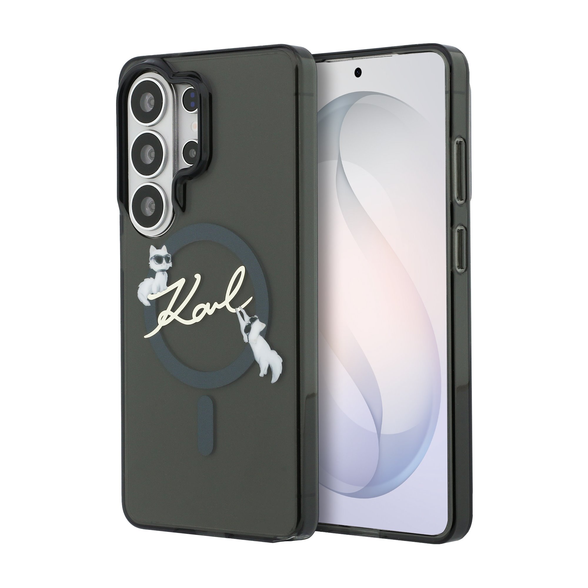 Karl Lagerfeld Калъф Samsung S26 Ultra, IML Choupette Head MagSafe /черен/ - KLHMS26L5HKSCAK