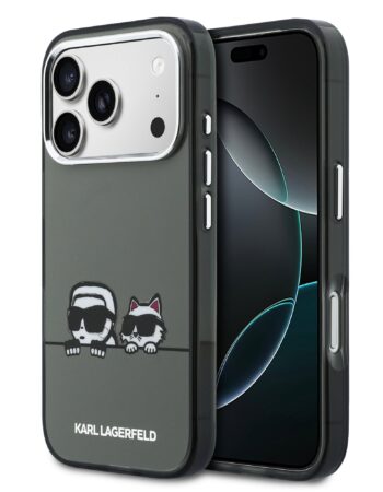 Karl Lagerfeld Калъф Apple iPhone 17 Pro Max, IML K/C Heads Logo MagSafe /черен/ - KLHMP17X6HPKACK