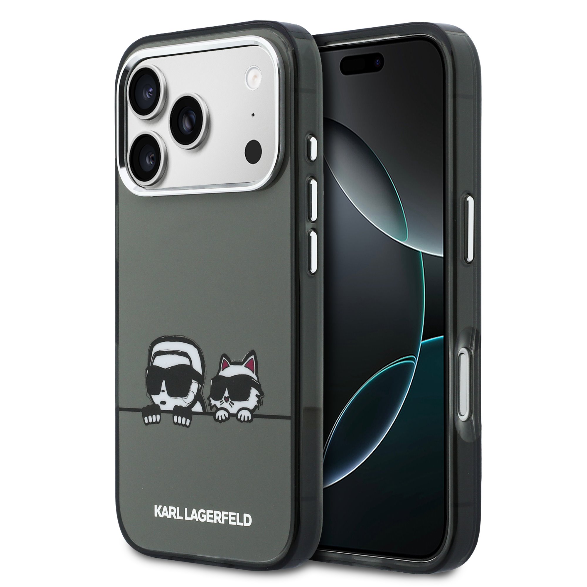 Karl Lagerfeld Калъф Apple iPhone 17 Pro Max, IML K/C Heads Logo MagSafe /черен/ - KLHMP17X6HPKACK
