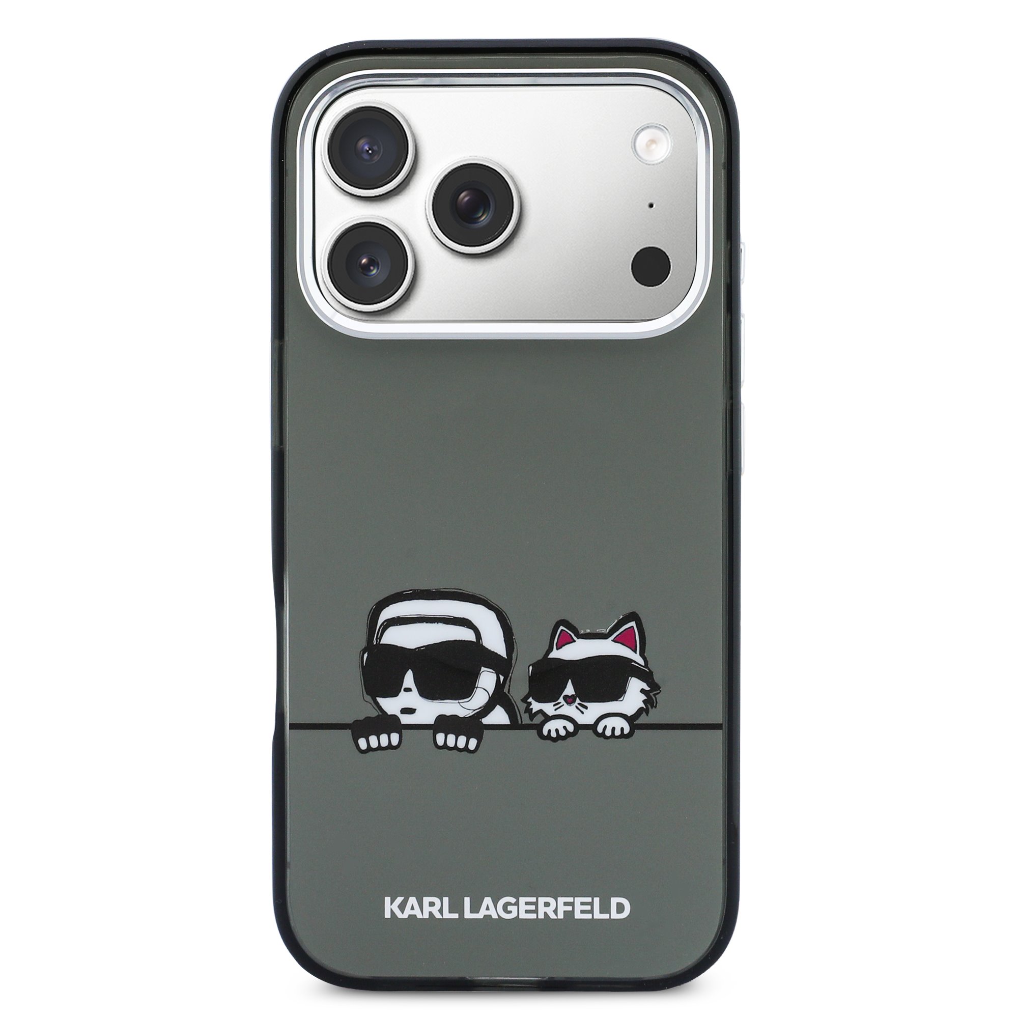 Karl Lagerfeld Калъф Apple iPhone 17 Pro Max, IML K/C Heads Logo MagSafe /черен/ - KLHMP17X6HPKACK – снимка 3