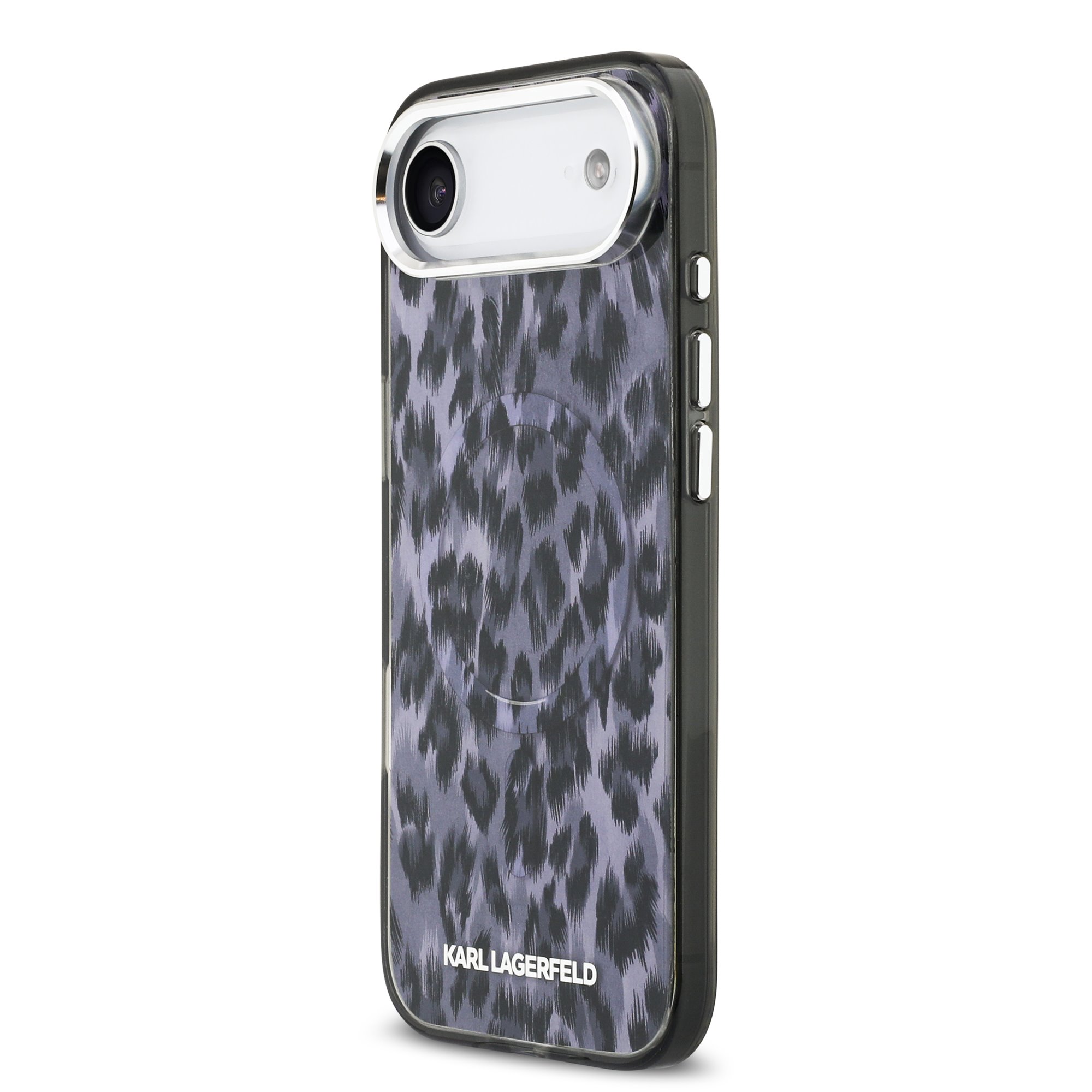 Karl Lagerfeld Калъф Apple iPhone 17 Air, IML Leopard MagSafe /сив/ - KLHMP17MHDLEOICK – снимка 3