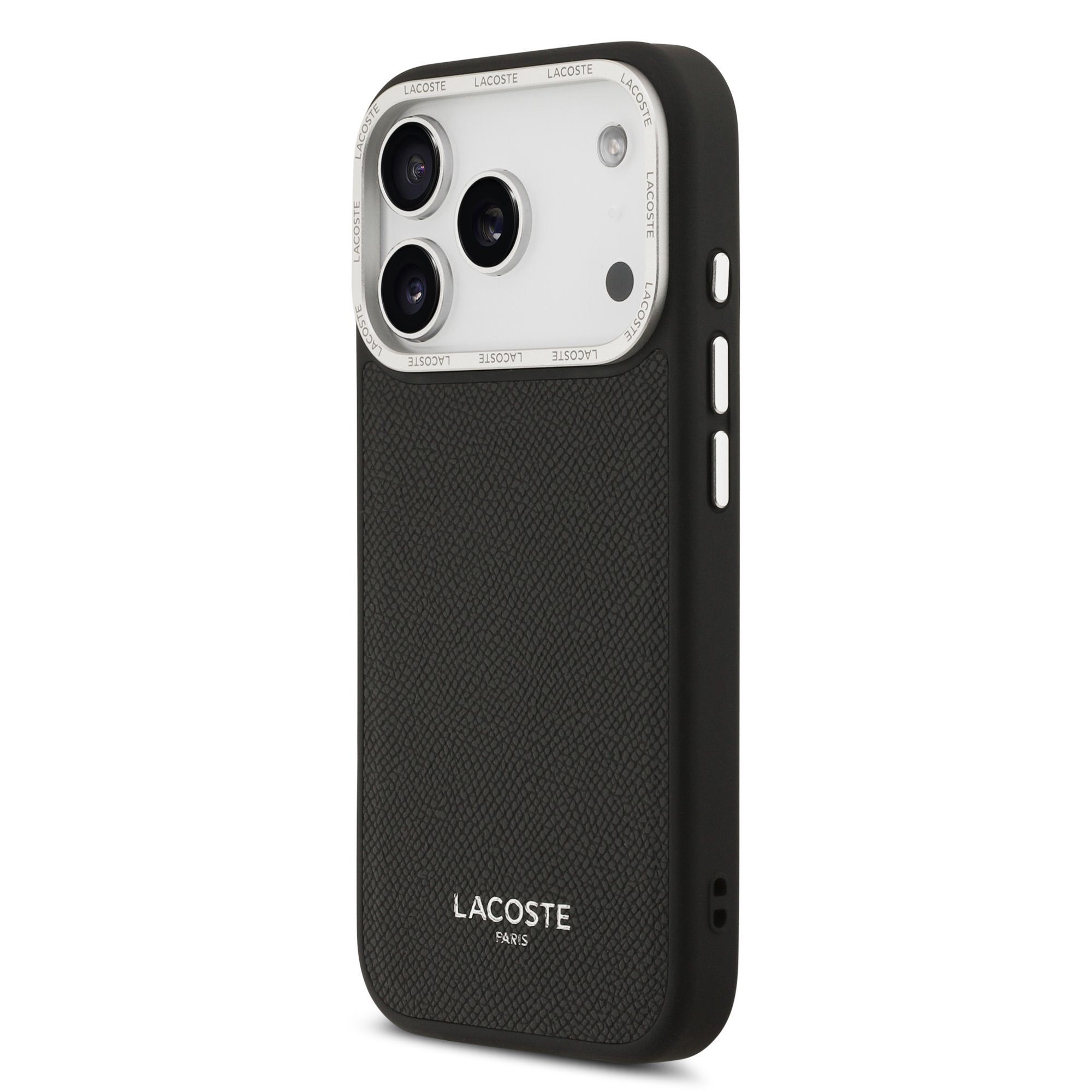 LACOSTE Калъф Apple iPhone 17 Pro Max, PVC Petit Pique Semi Wrap MagSafe /тъмносин/ - LCSCMP17XPLAV – снимка 2