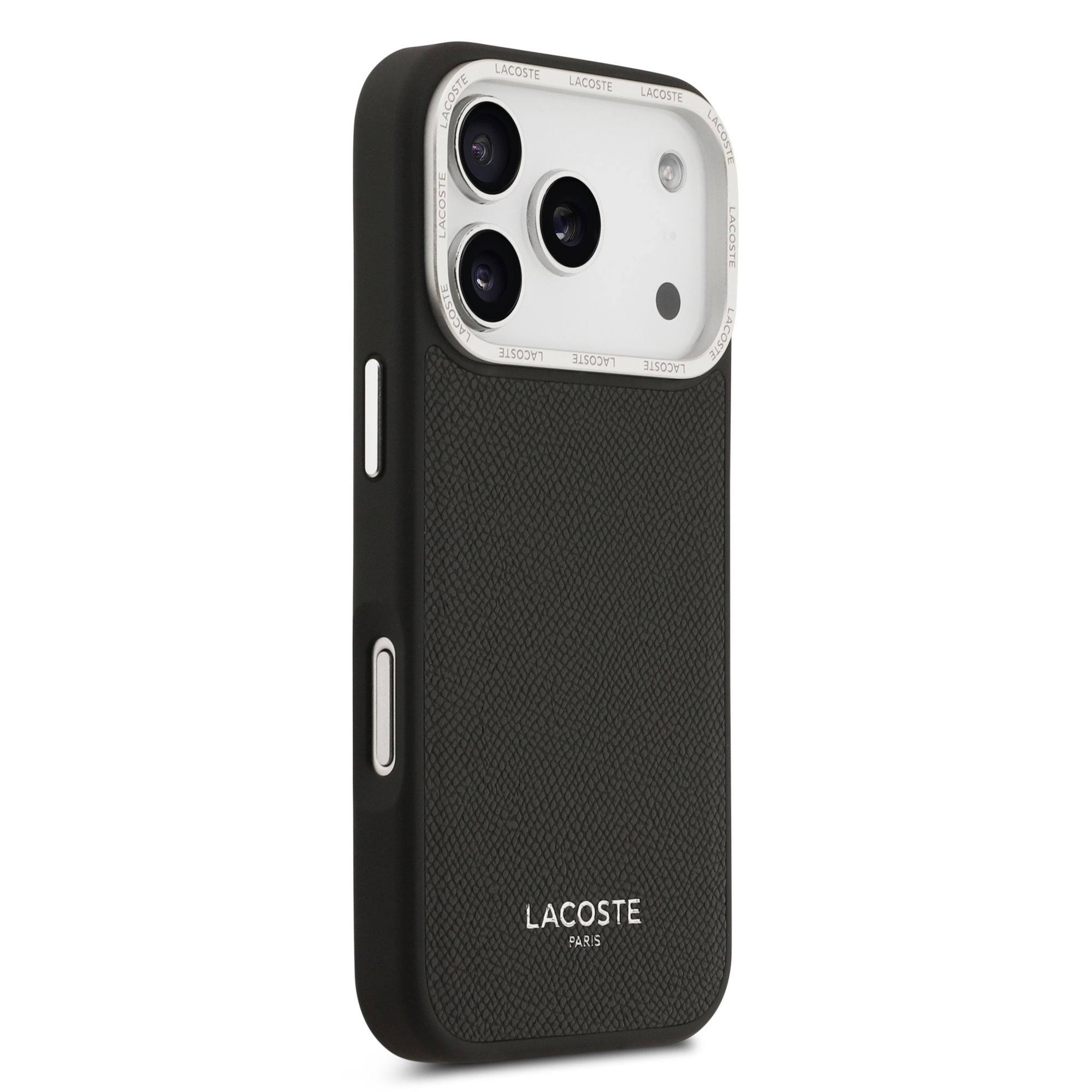 LACOSTE Калъф Apple iPhone 17 Pro Max, PVC Petit Pique Semi Wrap MagSafe /тъмносин/ - LCSCMP17XPLAV – снимка 4