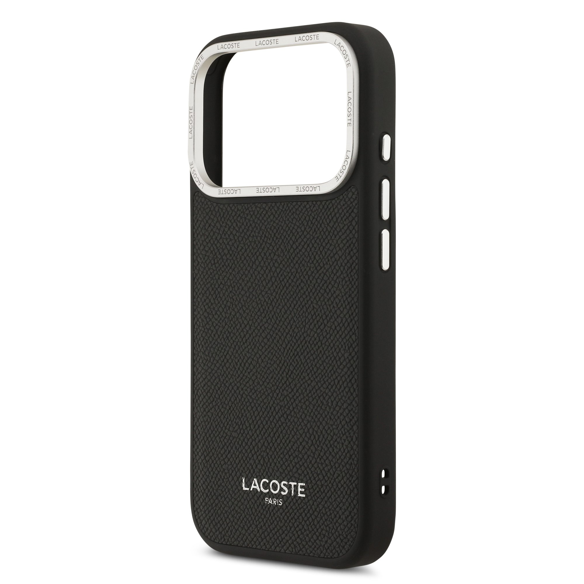 LACOSTE Калъф Apple iPhone 17 Pro Max, PVC Petit Pique Semi Wrap MagSafe /тъмносин/ - LCSCMP17XPLAV – снимка 5