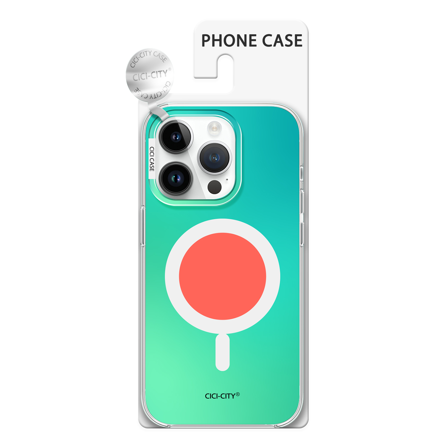Калъф CiCi Macaron Glow MagSafe Apple iPhone 17 Pro /студеносин/ – снимка 2