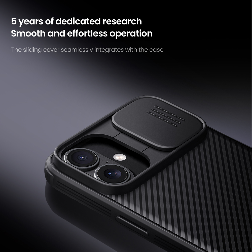 NILLKIN Калъф Apple iPhone 16 Pro Max, Camshield Pro /черен/ – снимка 3