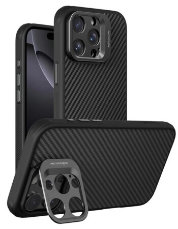 NILLKIN Калъф Apple iPhone 16 Pro, CarboProp Aramid Magnetic /черен/