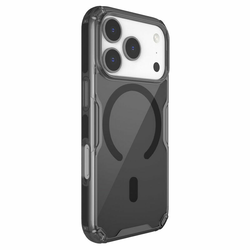 NILLKIN Калъф Apple iPhone 17 Pro, Nature TPU MagSafe /прозрачно черно/ – снимка 3