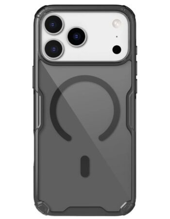 NILLKIN Калъф Apple iPhone 17 Pro Max, Nature TPU MagSafe /прозрачно черно/
