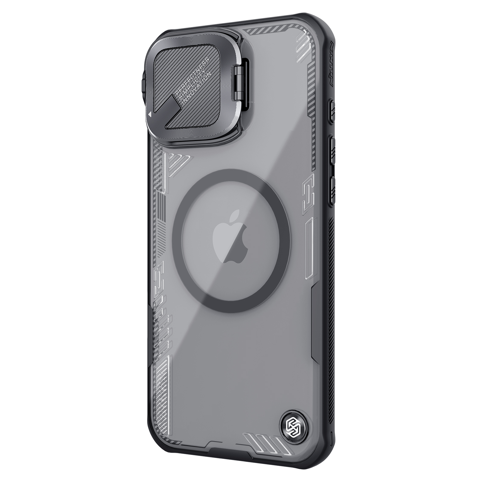 NILLKIN Калъф Apple iPhone 16 Pro, Iceblade Prop Aramid Magnetic /черен/ – снимка 2