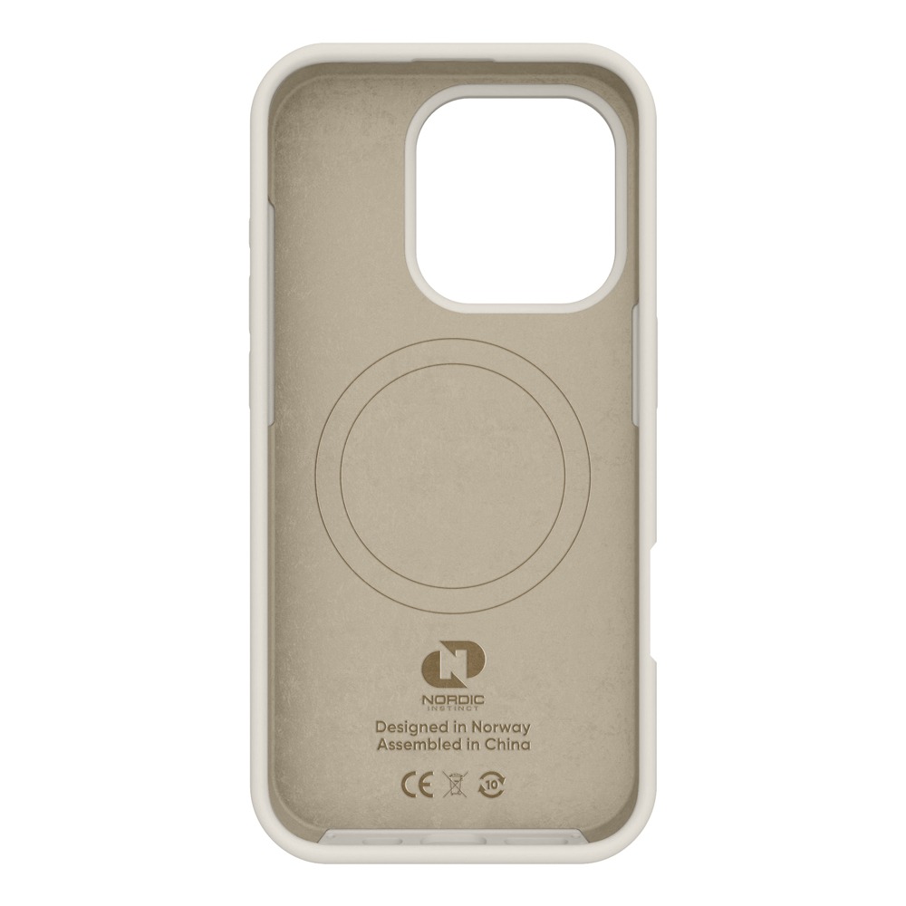 NORDIC Калъф Liquid Silicone Apple iPhone 16 Pro, MagSafe /Ocean waves/ – снимка 3
