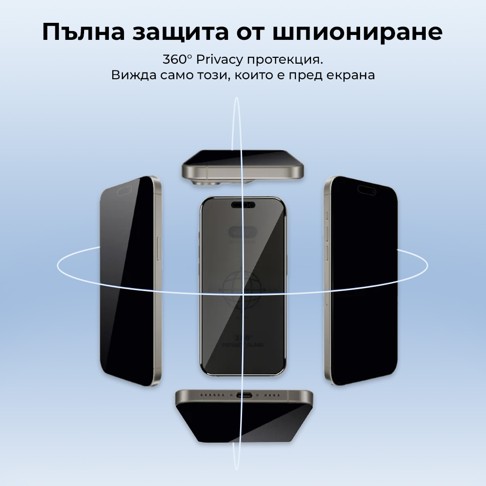 NORDIC iNstinct PRIVACY 360 Premium Glass Apple iPhone 17 Pro Max – снимка 2