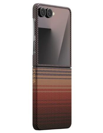 PITAKA Калъф Samsung Z Flip 7, Ultra-Slim MagSafe, sunset - FSFLIP7